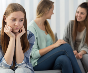 Young Woman with Social Anxiety